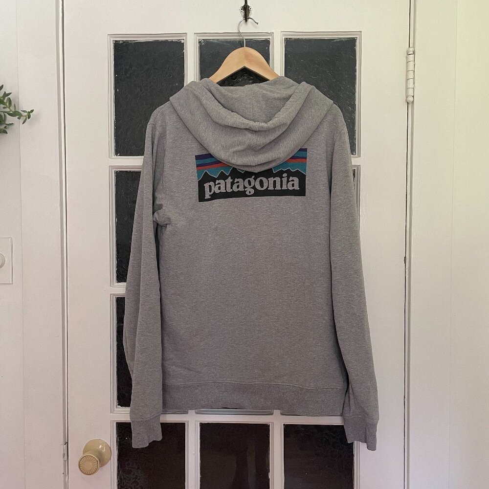 Patagonia hoodie - grey, men’s size M